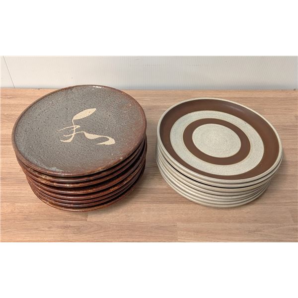 10" Dia Porcelain Round Plates - Lot of 16pcs | MK6/FtC