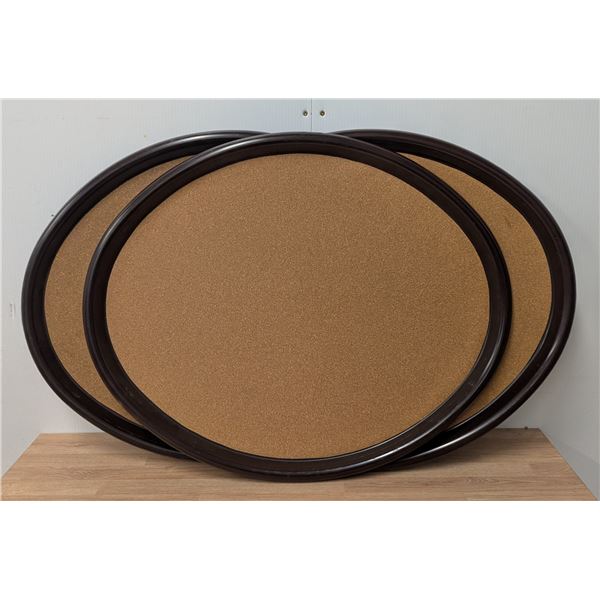 28" x 23" Oval Cork Trays - Lot of 3 | MK10/PALLET