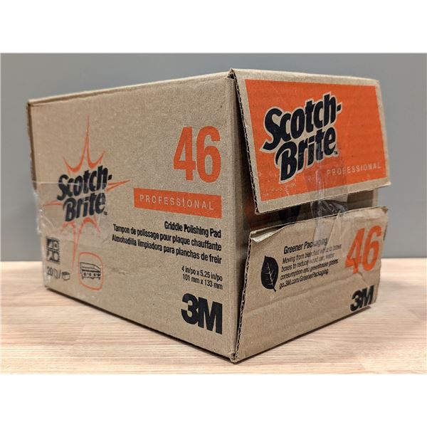 Scotch Brite Griddle Polishing Pad - Lot of 60 ( 3 Boxes ) | EC4