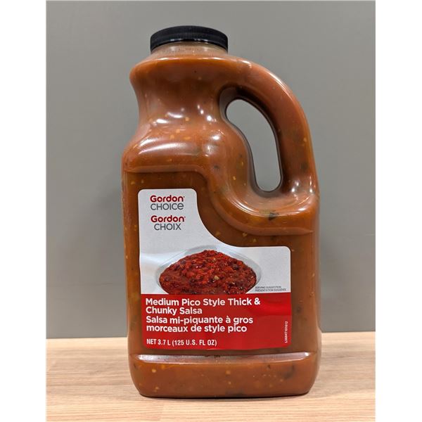 Gordon Choice Medium Pico Style Thick & Chunky Salsa, 3.7L  | Rack J