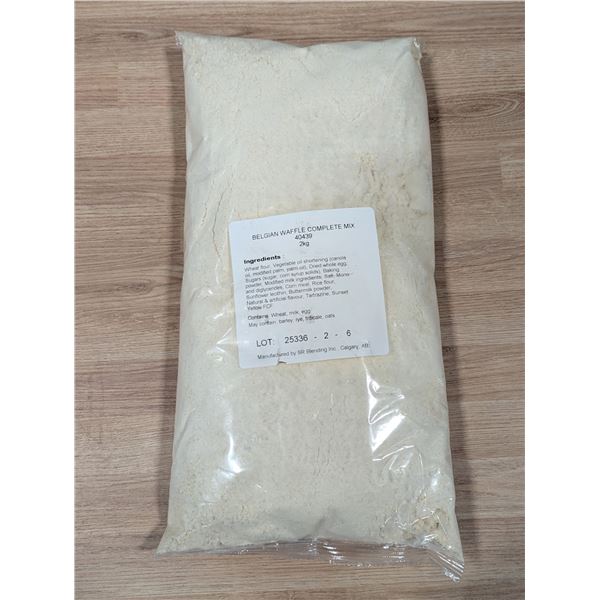 Belgian Waffle Complete Mix, 2Kg - Lot of 5 | Cooler2