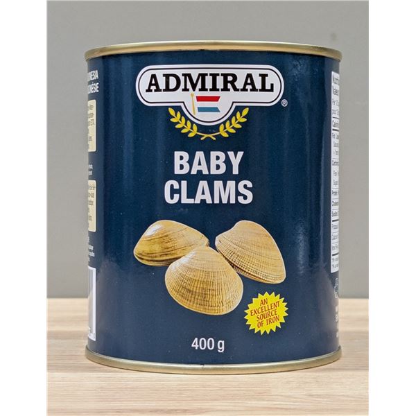 Admiral Baby Clams, 400g - Lot of 9 | ML1-1