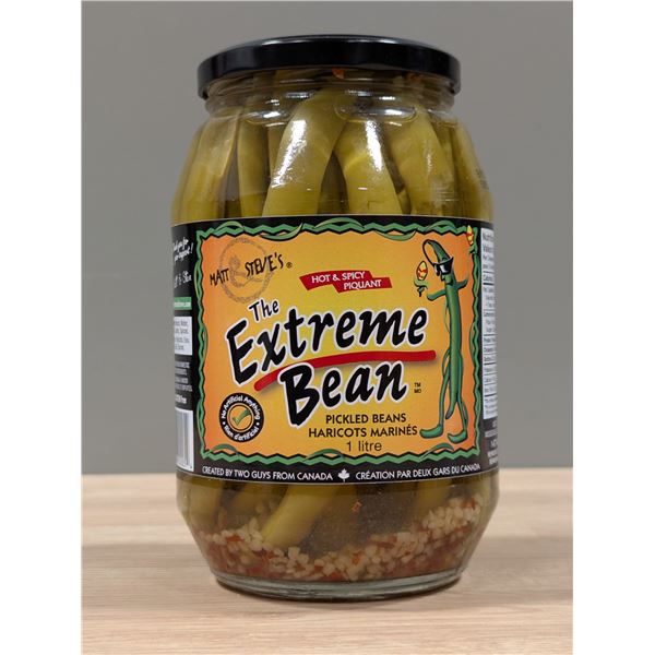 Matt & Steve's The Extreme Bean Pickled Beans, 1L - Lot of 9 | ML2-1