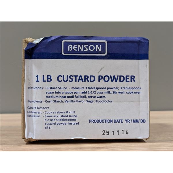 Benson Custard Powder, 1Lbs | Cooler1