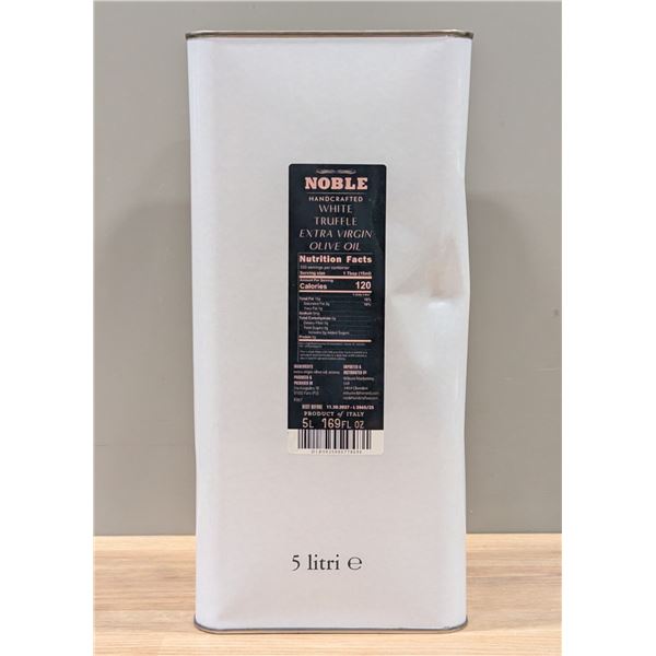 Noble Handcrafted White Truffle Extra Virgin Olive Oil, 5 L | Rack J