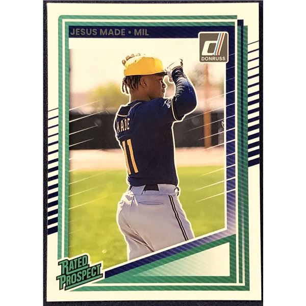 2025 DONRUSS JESUS MADE ROOKIE CARD
