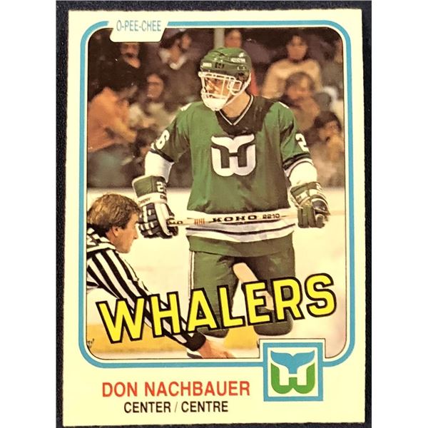 1981-82 O-PEE-CHEE DON NACHBAUR ROOKIE CARD