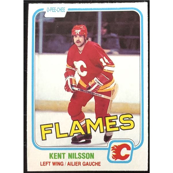 1981-82 O-PEE-CHEE KENT NILSSON (HOF)