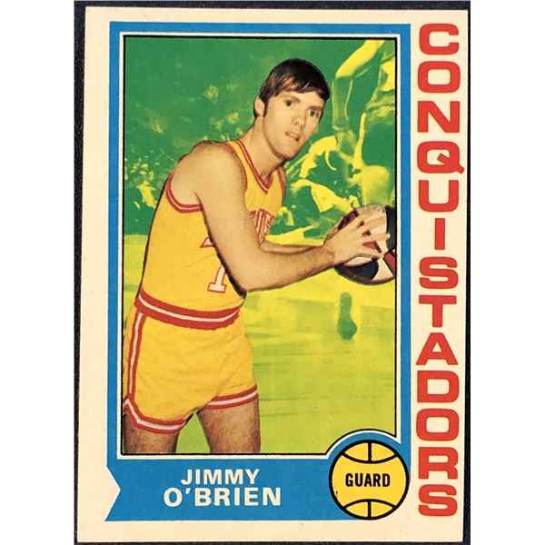 1974-75 TOPPS NBA JIMMY O'BRIEN