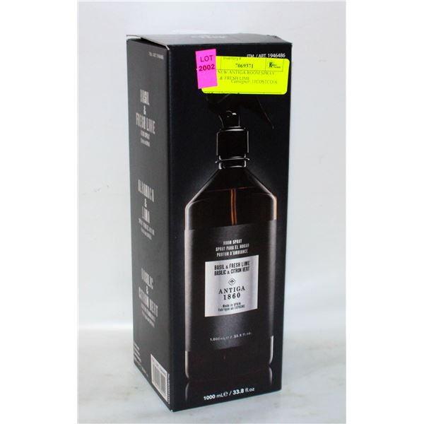 LIKE NEW ANTIGA ROOM SPRAY BASIL & FRESH LIME