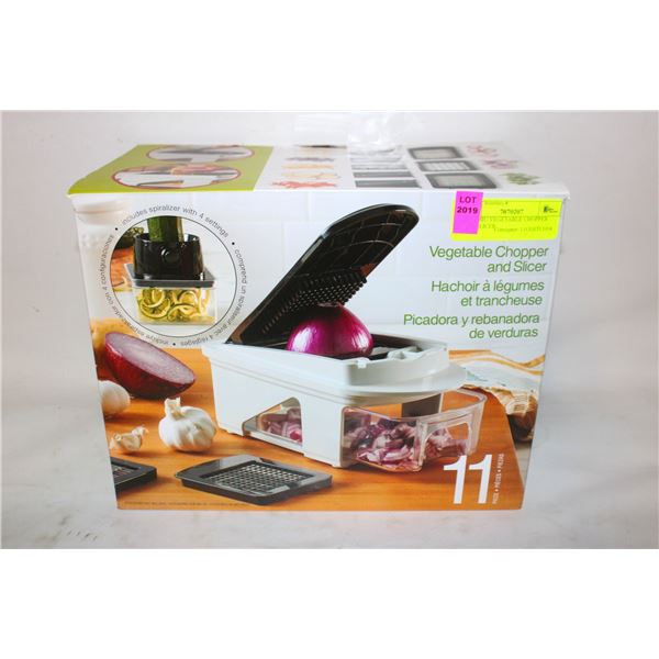 11PC MIU VEGETABLE CHOPPER AND SLICER