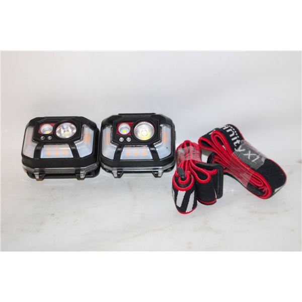 REPACKED 2PK INFINITY X1 HEADLAMP