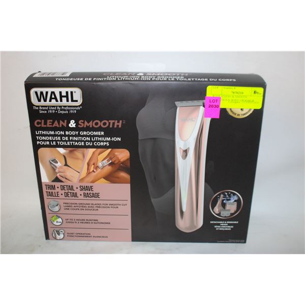 WAHL CLEAN & SMOOTH LITHIUM-ION BODY GROOMER