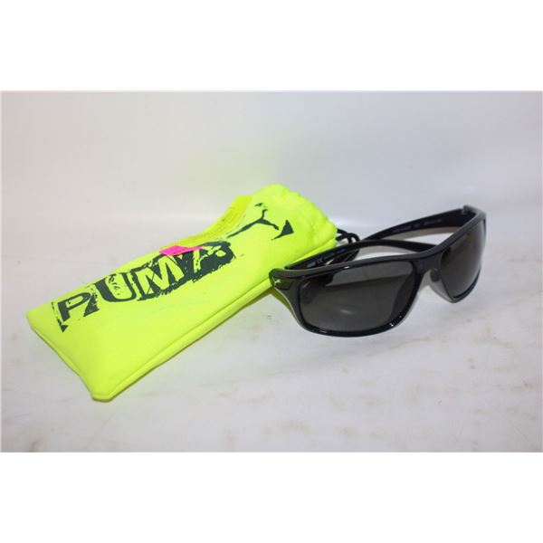 PUMA SUNGLASSES BLACK/GRAY POLARIZED IN