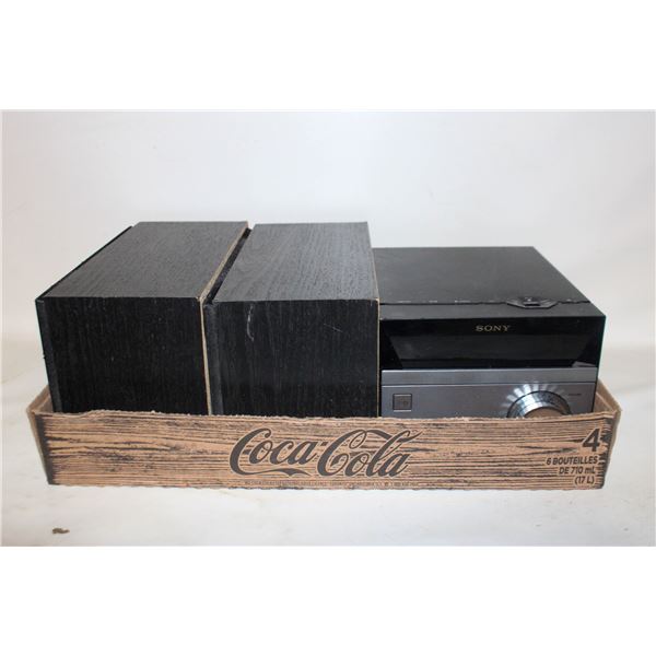 SONY SPEAKERS/MUSIC PLAYER
