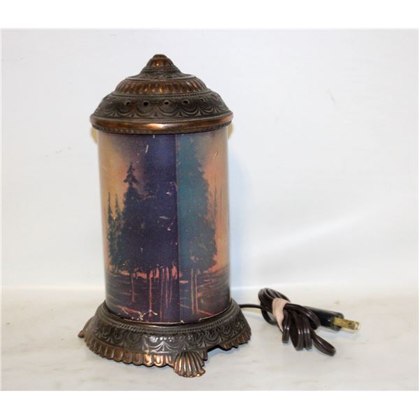 ANTIQUE 1920'S MOTION LAMP CAST METAL