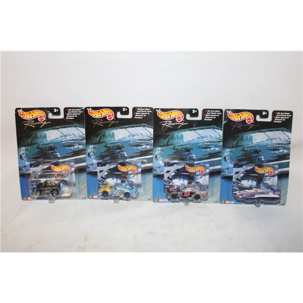 4 SEALED 1999 HOTWHEELS RACING NASCAR DIECASTS