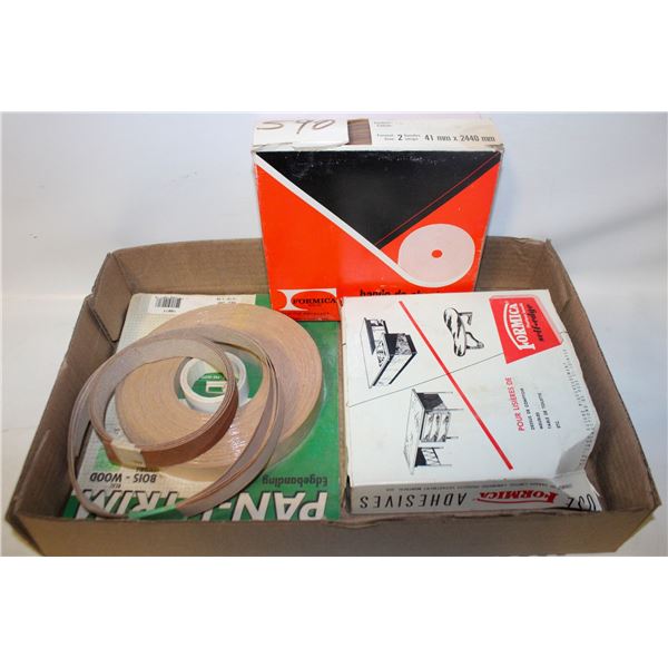 LOT OF ASSORTED EDGEBANDING
