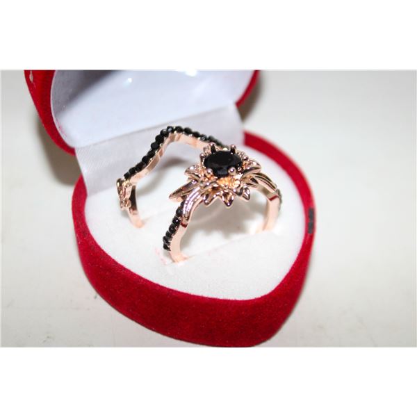 NEW 2PCS/SET RING SET SZ79