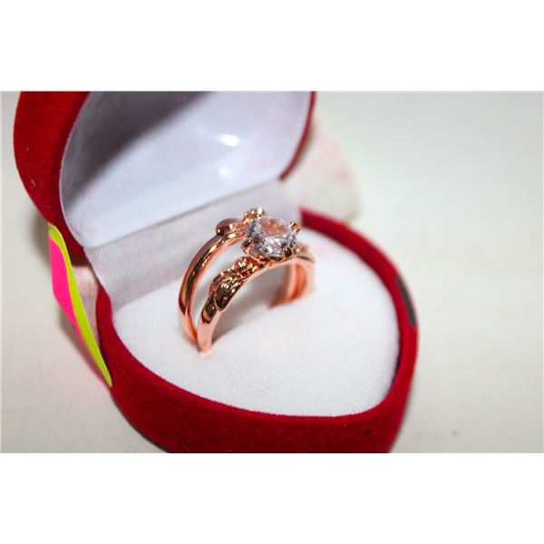 NEW 2PCS/SET RING SET SZ7