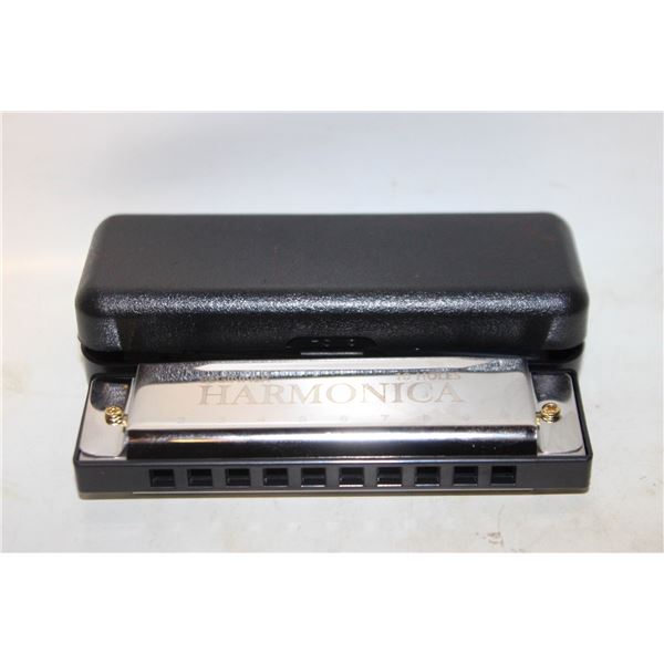 NEW 10 HOLES RED HARMONICA