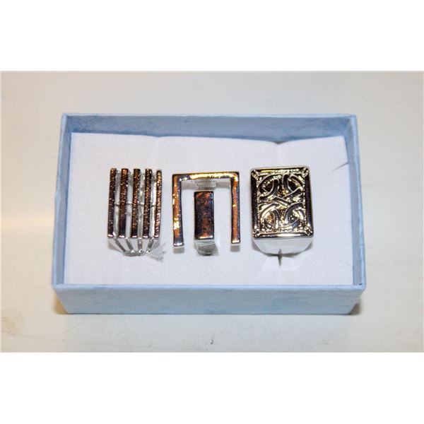 NEW 3PCS/SET RING SET SZ8