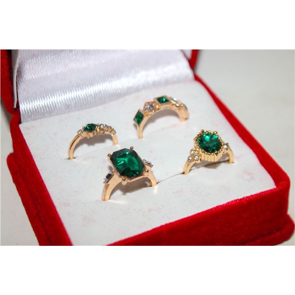 NEW 4PCS/SET RING SET SZ8