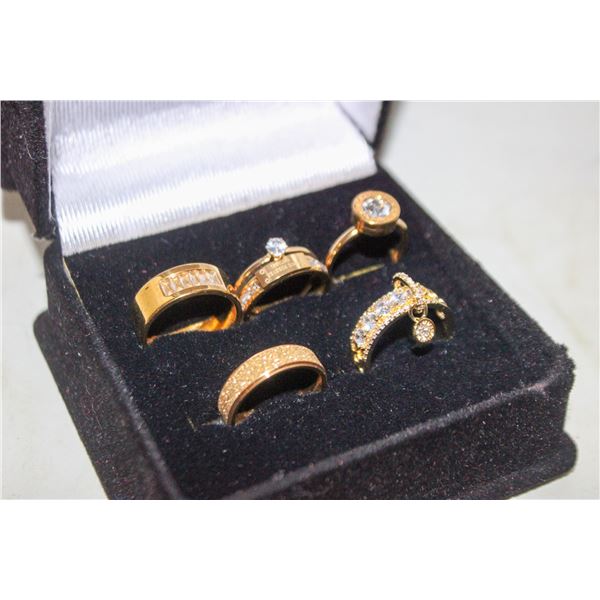 NEW 5PCS/SET RING SET SZ8