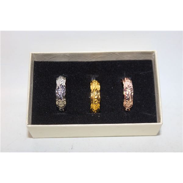 NEW 3PCS/SET WAMEN'S BANDS - SIZE8