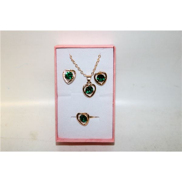 NEW NECKLACE AND RING WITH EARRINGS