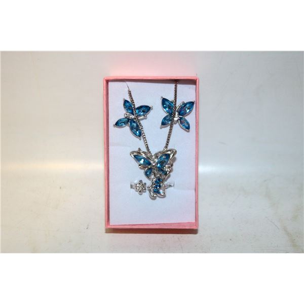 NEW NECKLACE AND RING WITH EARRINGS