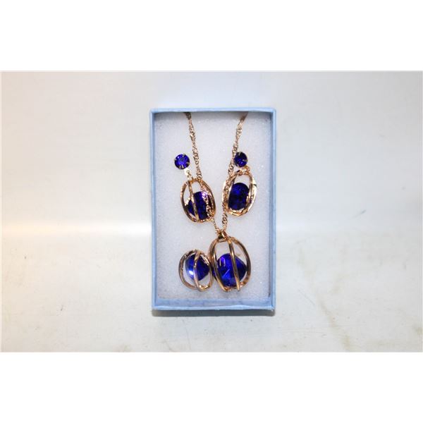 NEW NECKLACE AND RING WITH EARRINGS