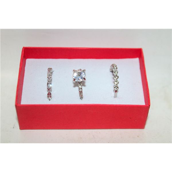NEW 3PCS/SET RING SET SZ10