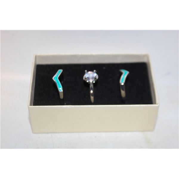 NEW 3PCS/SET RING SET SZ9