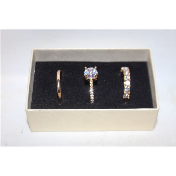 NEW 3PCS/SET RING SET SZ8