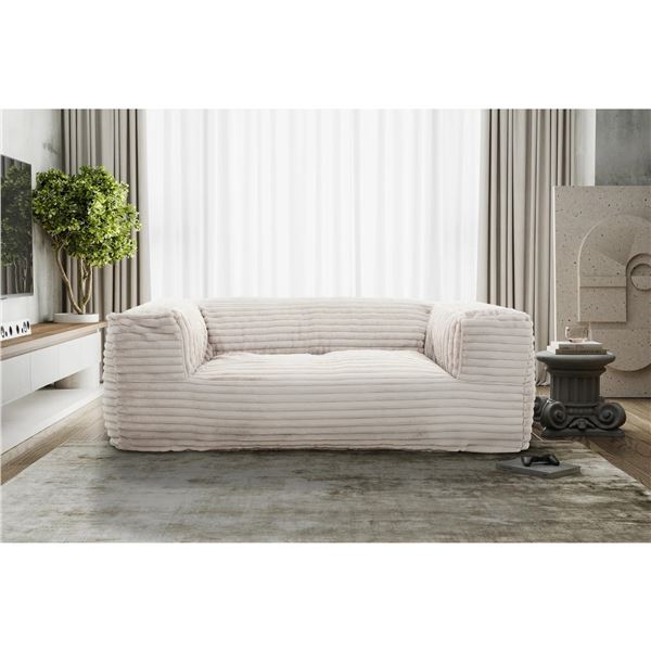 ONSITE: REDD TAUPE BEAN BAG SOFA