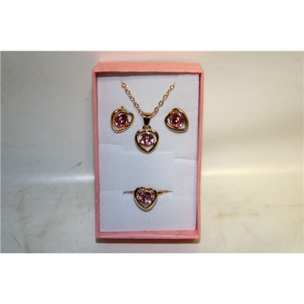 NEW NECKLACE AND RING WITH EARRINGS