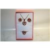 Image 1 : NEW NECKLACE AND RING WITH EARRINGS