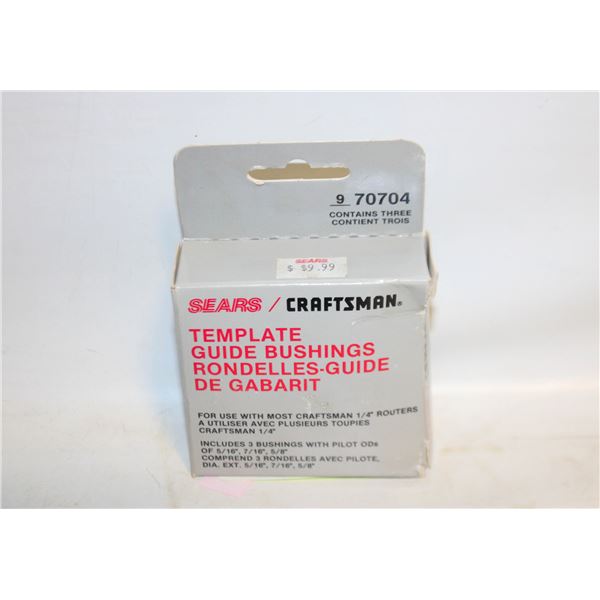 CRAFTSMAN TEMPLATE GUIDE BUSHING SET