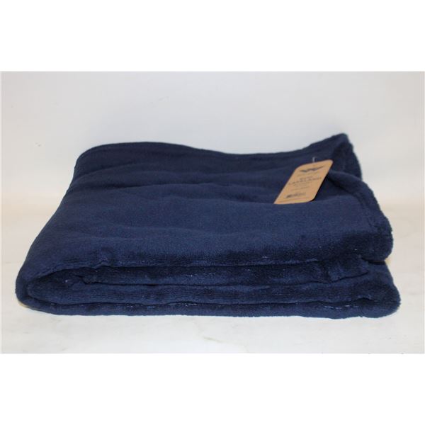 BLUE ECO BLANKET - 43"X55" - NEW