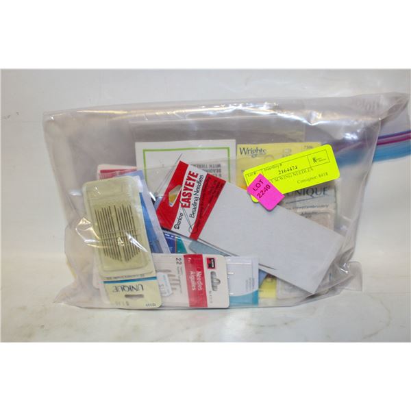 BAG ASST SEWING NEEDLES