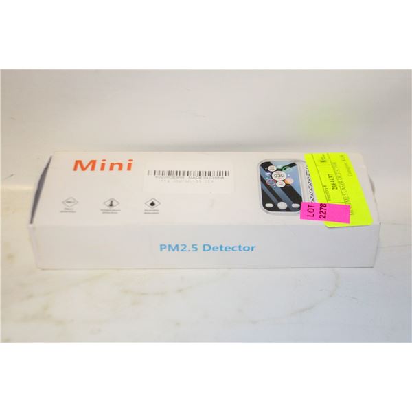 MINI PM2.5 LASER DETECTOR
