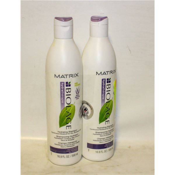 (2) MATRIX BIOLAGE HYDRATING SHAMPOO FOR DRY STRES
