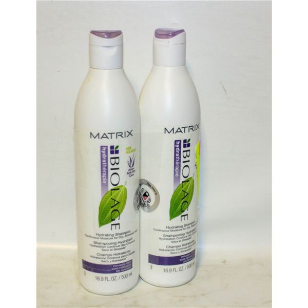 (2) MATRIX BIOLAGE HYDRATING SHAMPOO FOR DRY STRES