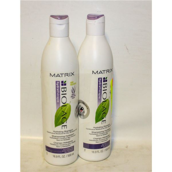 (2) MATRIX BIOLAGE HYDRATING SHAMPOO FOR DRY STRES