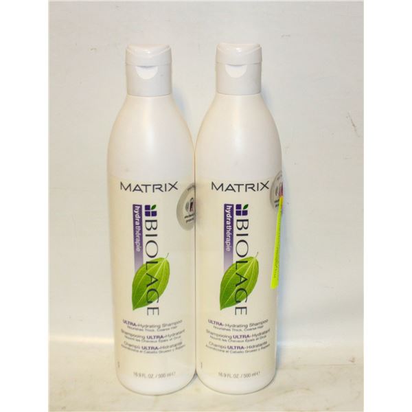 (2)X500ML MATRIX BIOLAGE ULTRA-HYDRATING SHAMPOO
