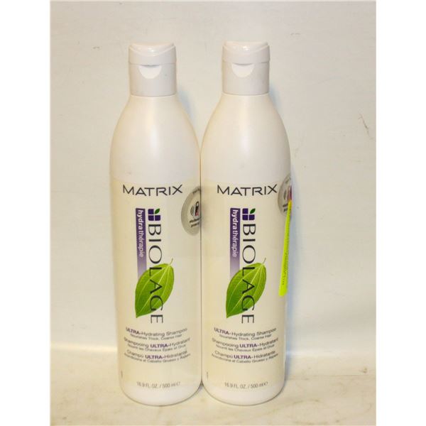 (2)X500ML MATRIX BIOLAGE ULTRA-HYDRATING SHAMPOO