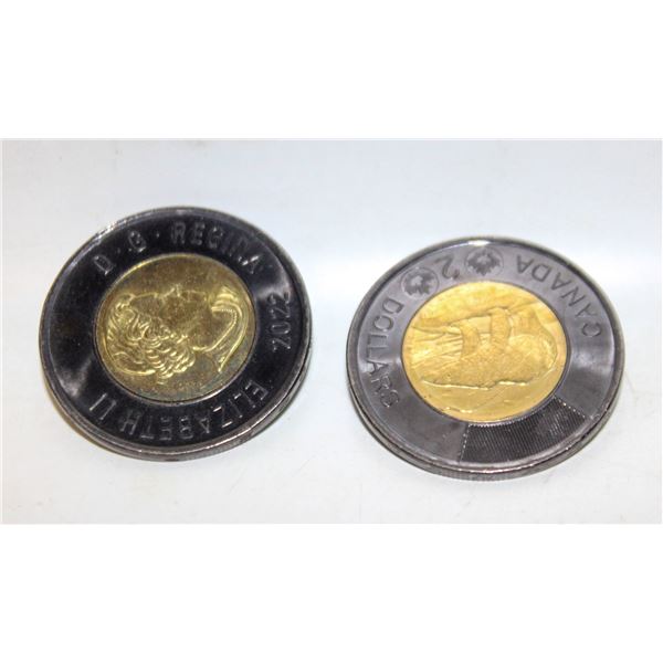 2X 2022 BLACK TOONIES - QUEEN ELIZABETH