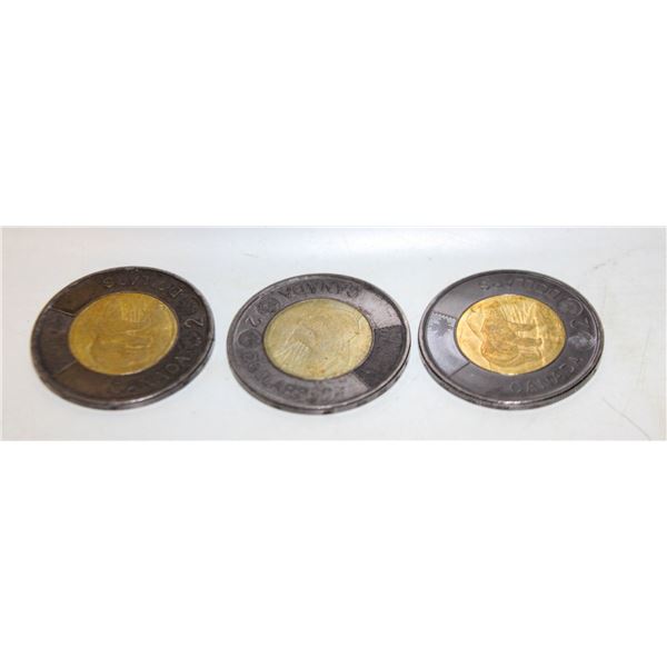 3X 2022 BLACK TOONIES - QUEEN ELIZABETH