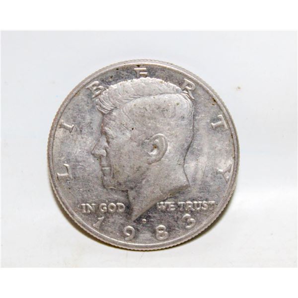 1983 HALF SILVER DOLLAR USA